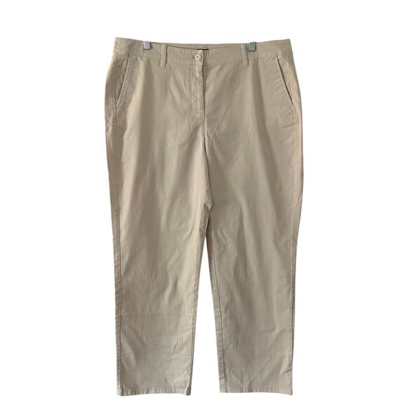 J. Crew Pants - J. Crew Women's Straight Leg High Rise Kate Chino Khaki Pants Size 16 New